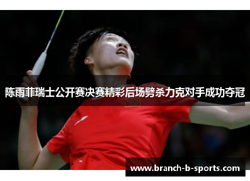 陈雨菲瑞士公开赛决赛精彩后场劈杀力克对手成功夺冠
