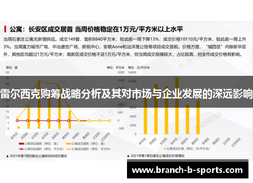 雷尔西克购筹战略分析及其对市场与企业发展的深远影响